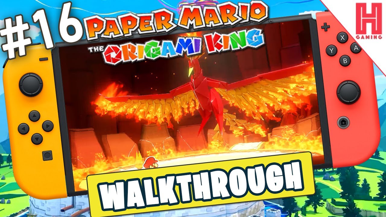 🟡 Paper Mario: The Origami King - Walkthrough - Part 16 (Yellow Streamer)