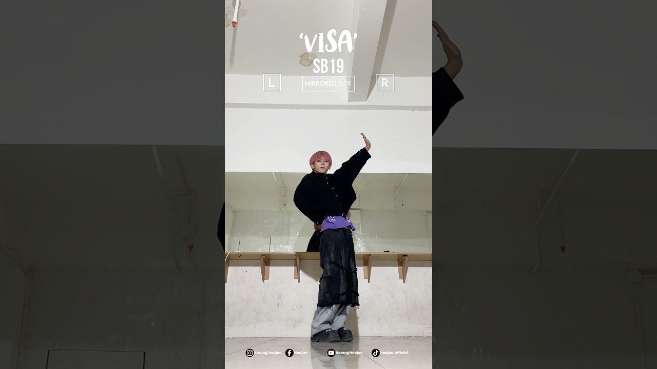 SB19 &lsquo;VISA&rsquo; Dance Tutorial (Mirrored 0.7x) #sb19visadancetutorial #sb19visamirrored