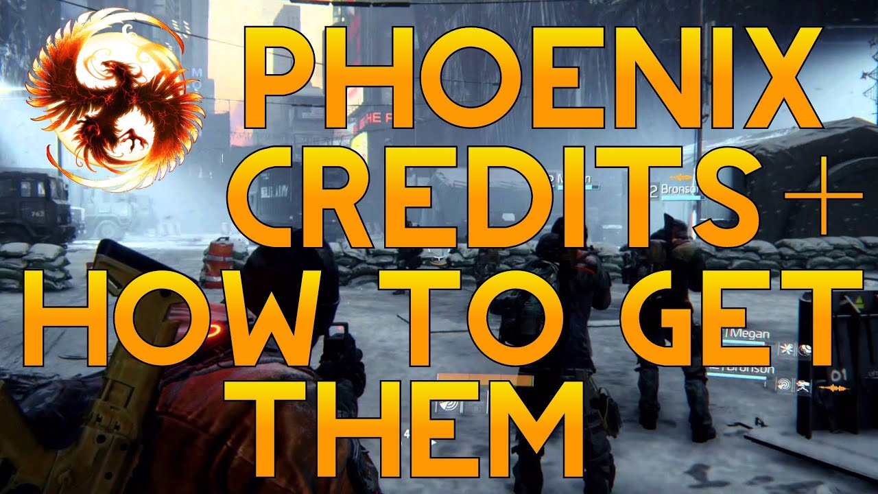 The Division How to Get Phoenix Credits And What Are They?