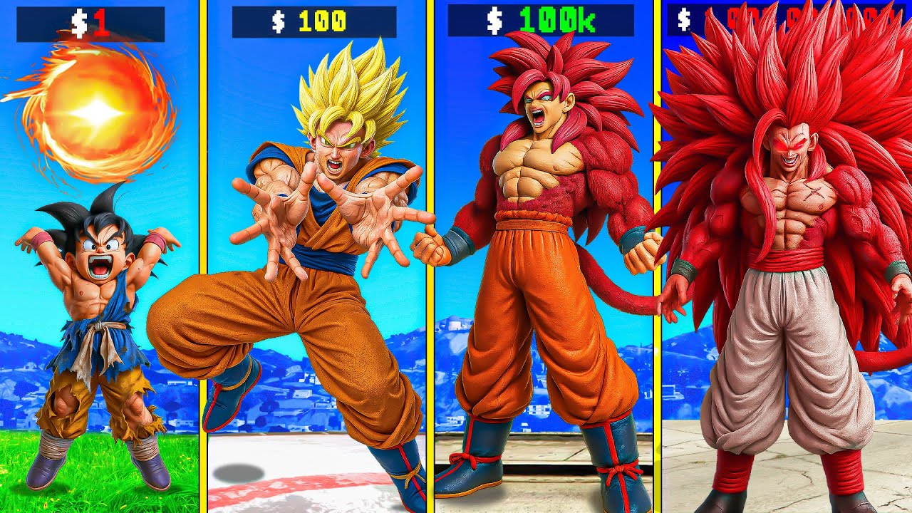 $1 GOKU to $1,000,000,000 in GTA 5