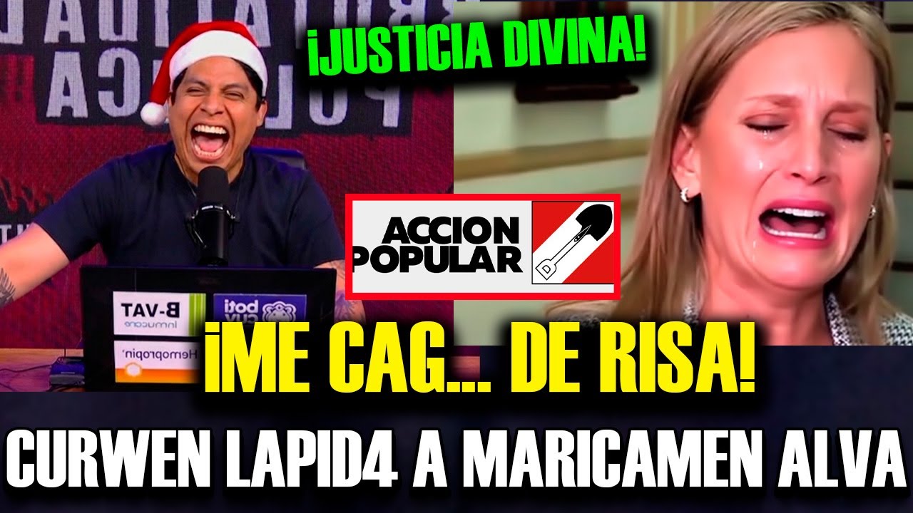 Curwen arremete contra Maricarmen Alva luego de expulsi&oacute;n de Acci&oacute;n Popular de las elecciones 2026.