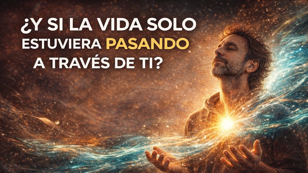 ¿Y si la vida solo estuviera pasando a través de ti? Reduce estrés aumenta PAZ 🕊️