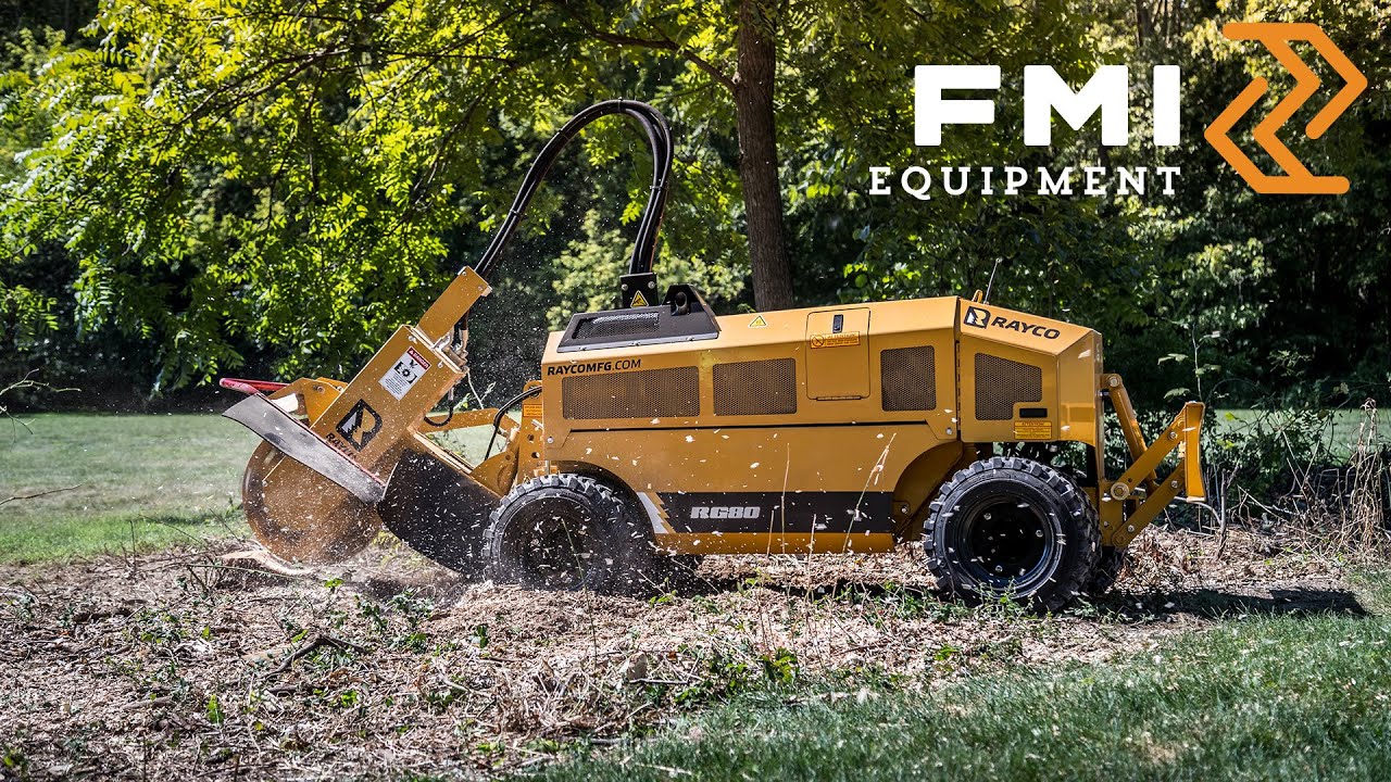 The RAYCO RG80-R Stump Cutter - FMI Equipment