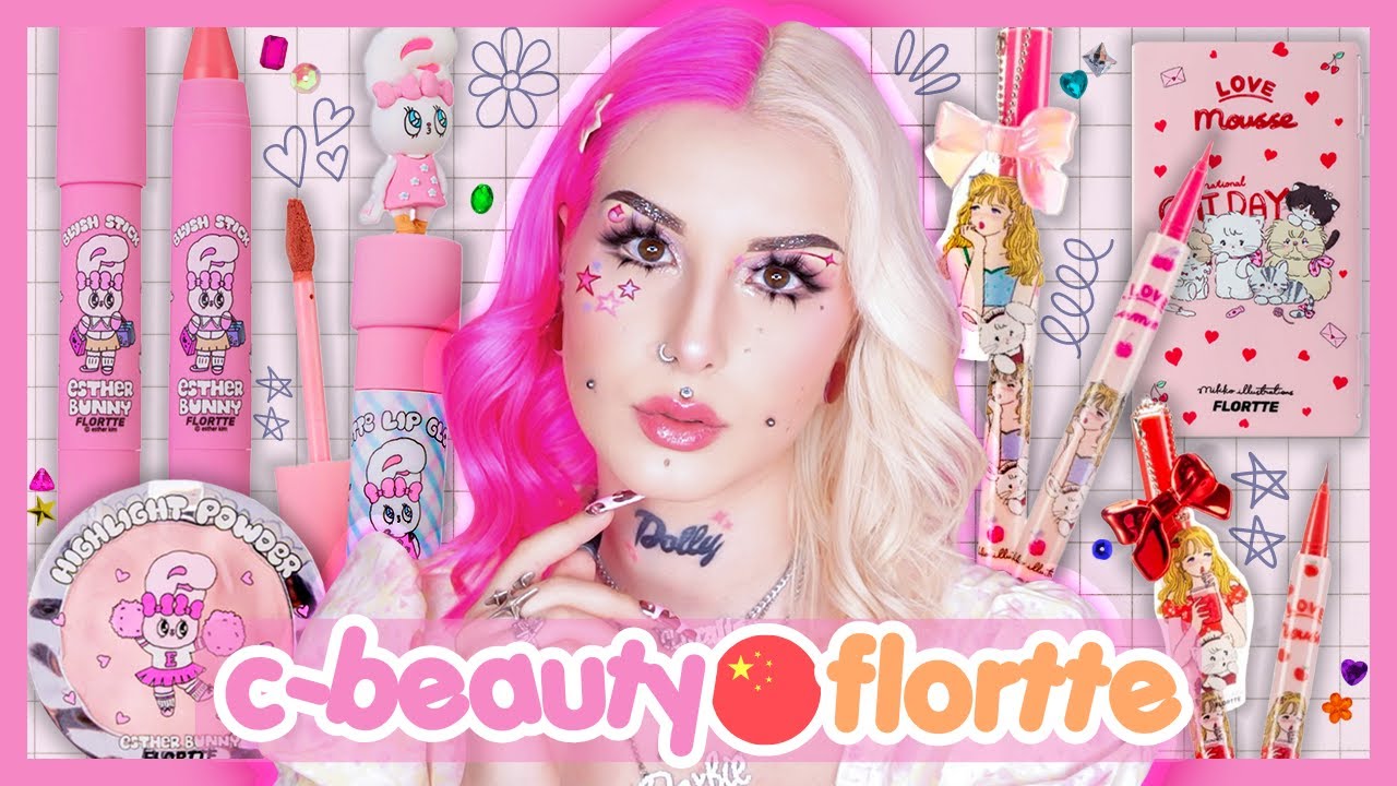 encore des dingz de C-BEAUTY 🇨🇳 | Unboxing + Test Makeup FLORTTE (Douyin)