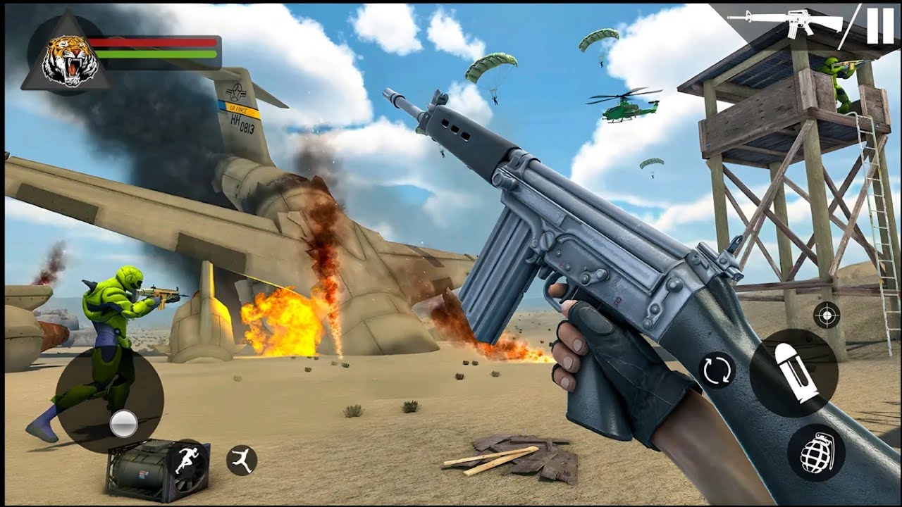 FPS Robot Shooting Games 3D Android Gameplay Part 1