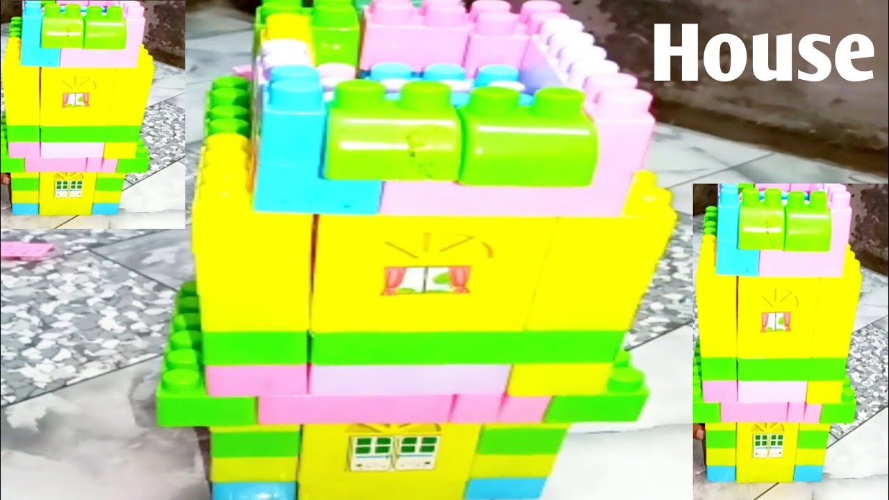 How to Make Building Block House/Block House/Toy for kids/Game/Lego craft/India Blocks Creator/