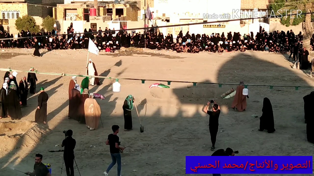 تشابيه دفن الاجساد موكب الامام زين العابدين قضاء الهاشمية محافظة بابل