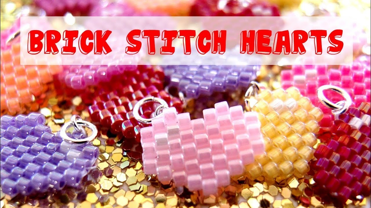 Brick Stitch Heart Demonstration