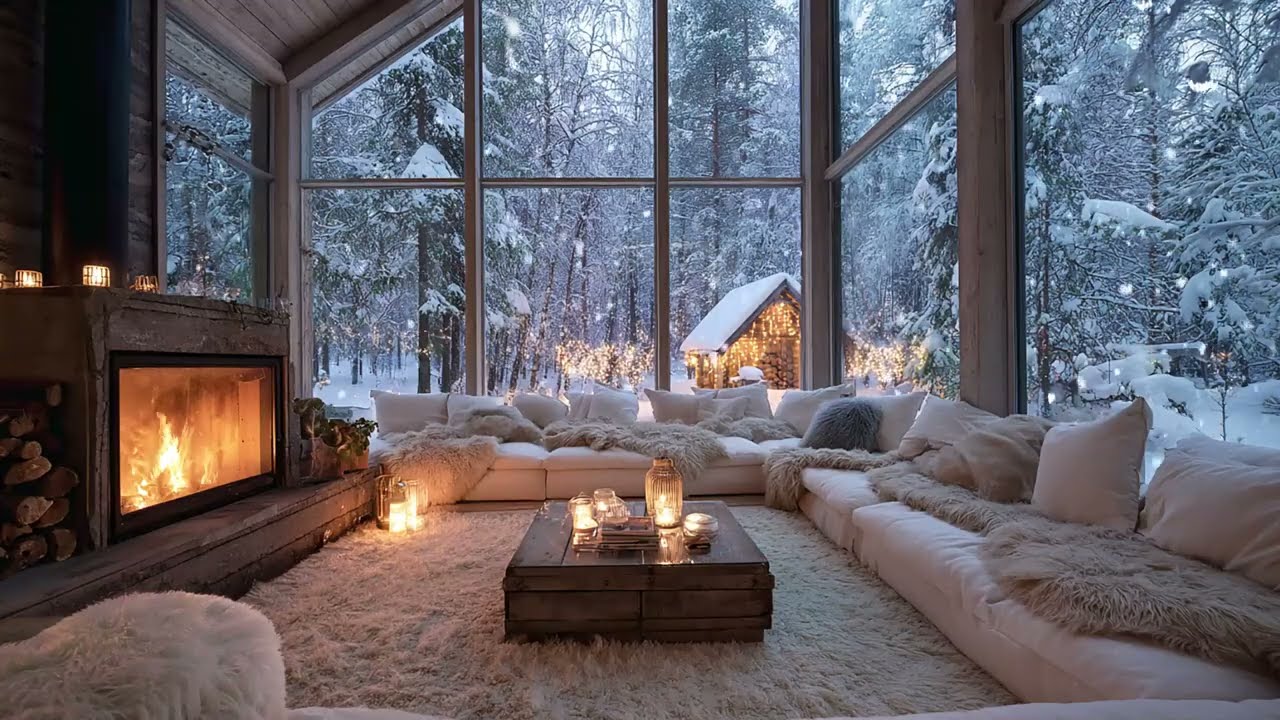 Cozy Winter Escape | Soft Piano and Snowy Window Sounds for Deep Sleep and Ultimate Relaxation
