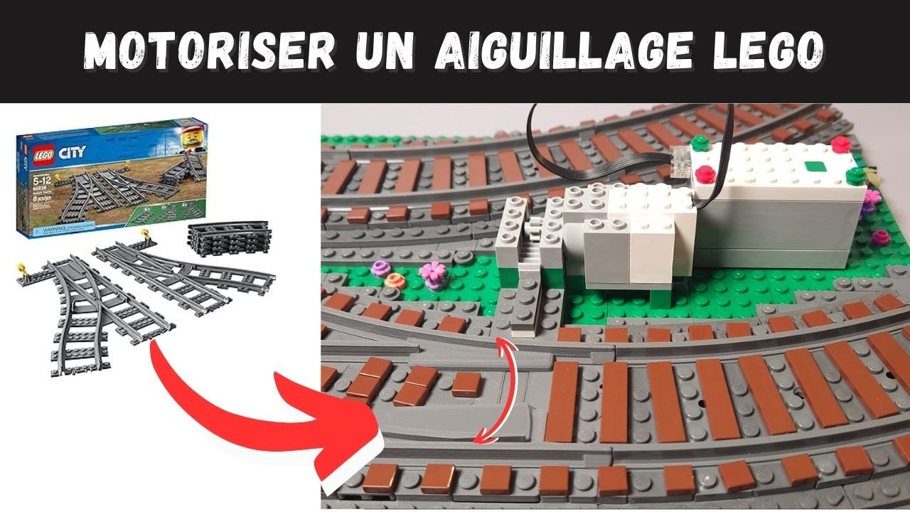 Comment motoriser un aiguillage Lego