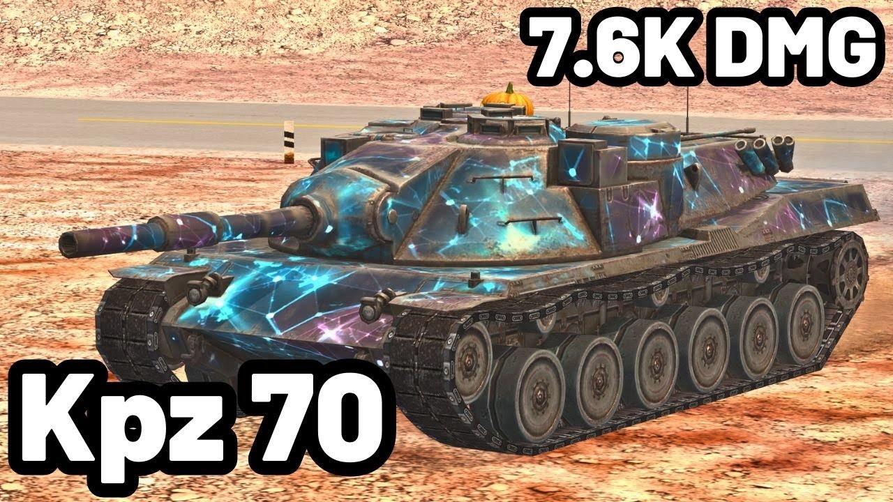 Kpz 70 | 7.6K DAMAGE | 4 KILLS | WOT Blitz Pro Replays