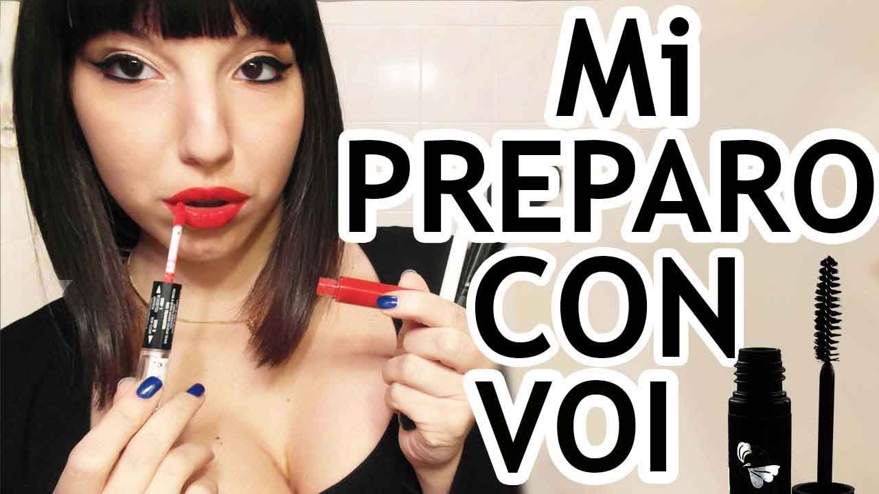 Mi Preparo con Voi - Trucco Smalto blu e Outfit!