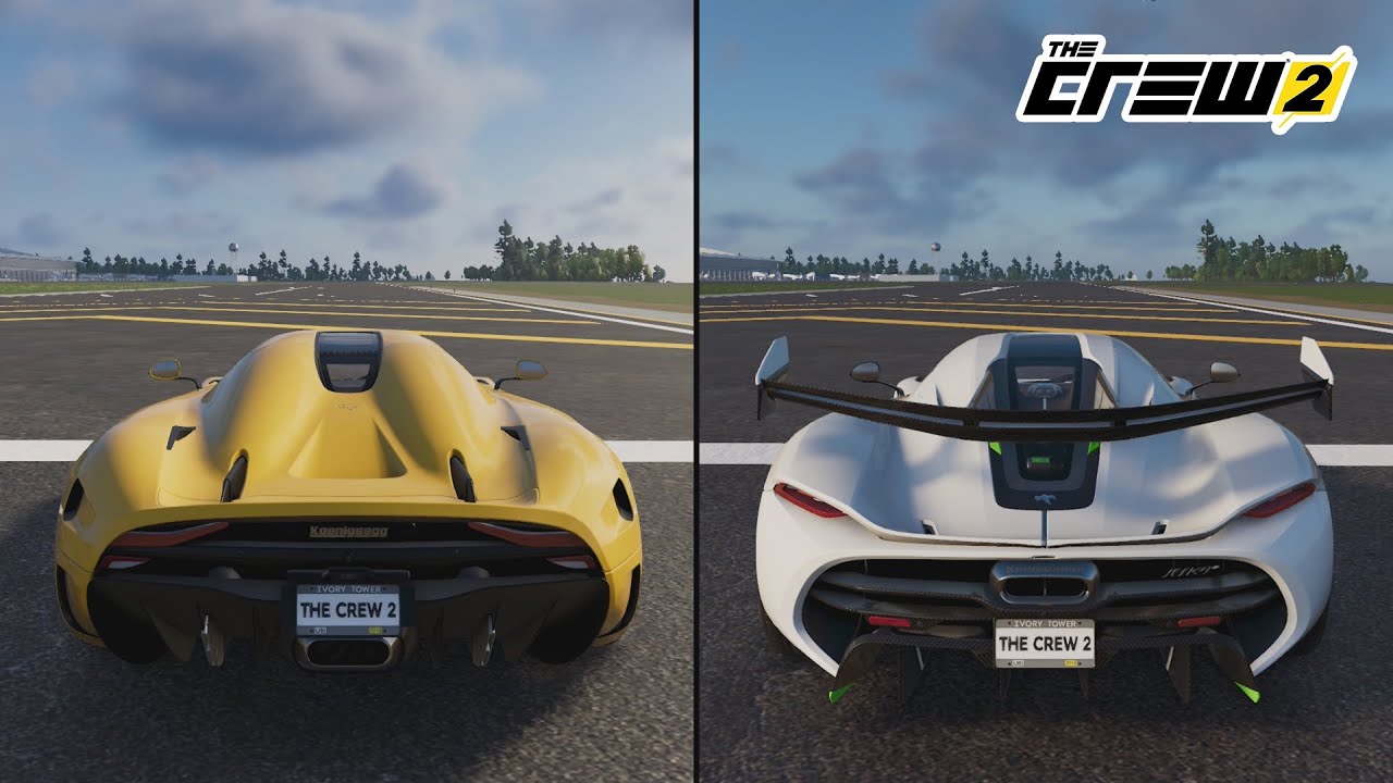 The Crew 2 | Koenigsegg Jesko 2020 vs. Koenigsegg Regera 2015 Sound and Performance Comparison