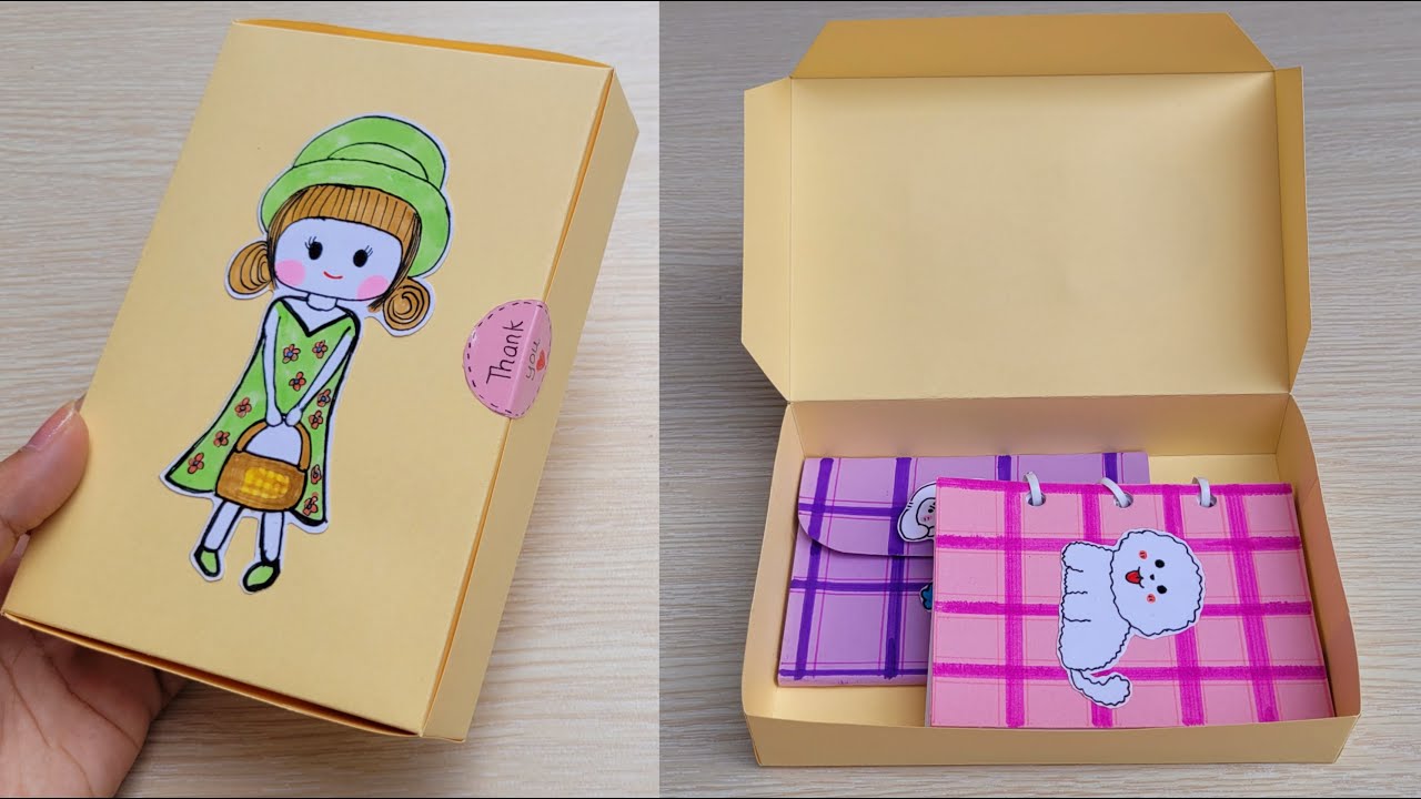 Cách Làm Hộp Gói Hàng Bằng Giấy/ DIY Paper Packaging Box