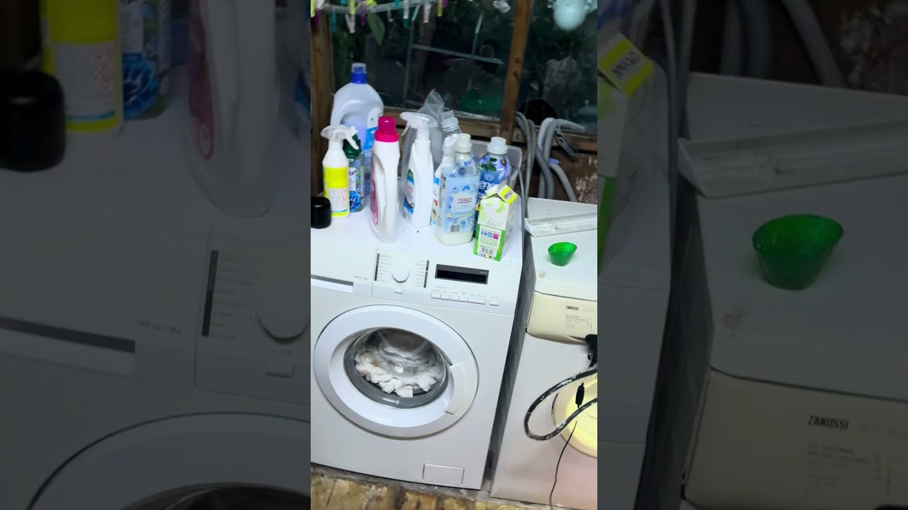 More footage of the zanussi aquacycle spinning with a broken spider