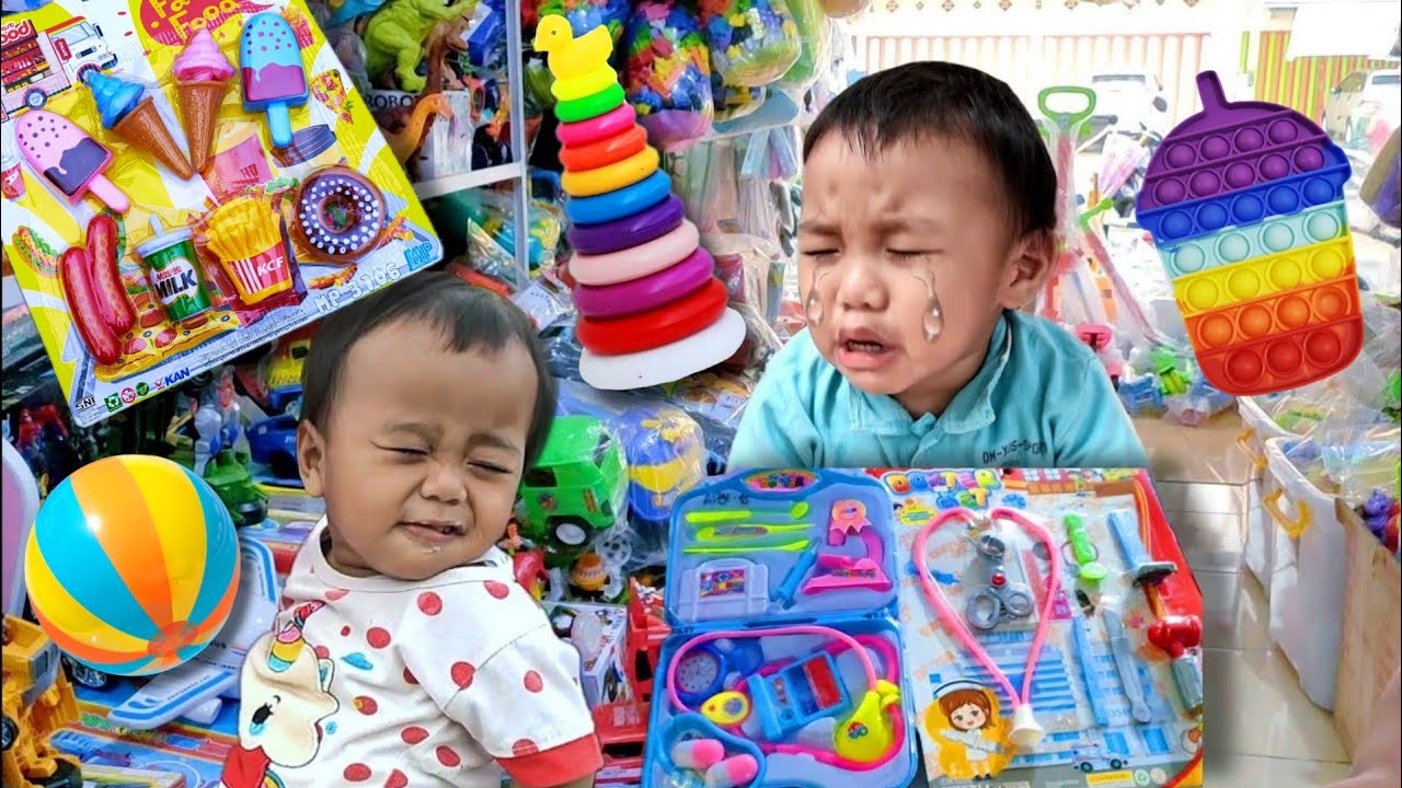 Vlog Keluarga Riska Rafisqy Seharian Jagain Bayi Lucu Borong Mainan Es Krim, Masak Masakan