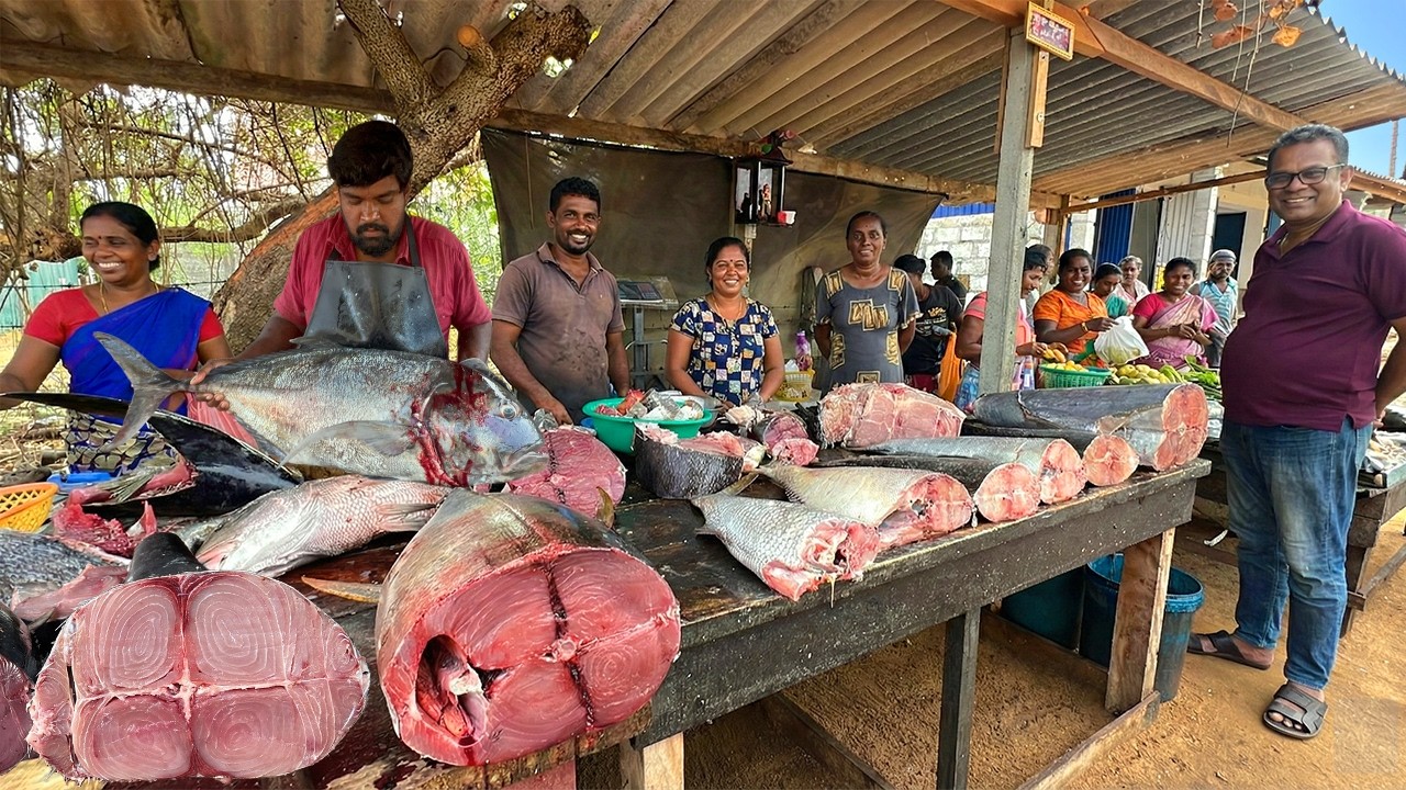WOW! Sri Lankan Village Fishmonger Legacy Traditional Family Daily Life