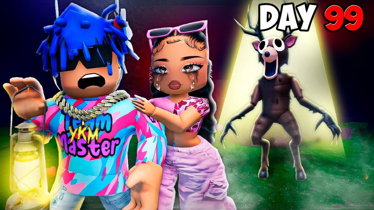 Surviving 99 NIGHTS In The Roblox Forest!