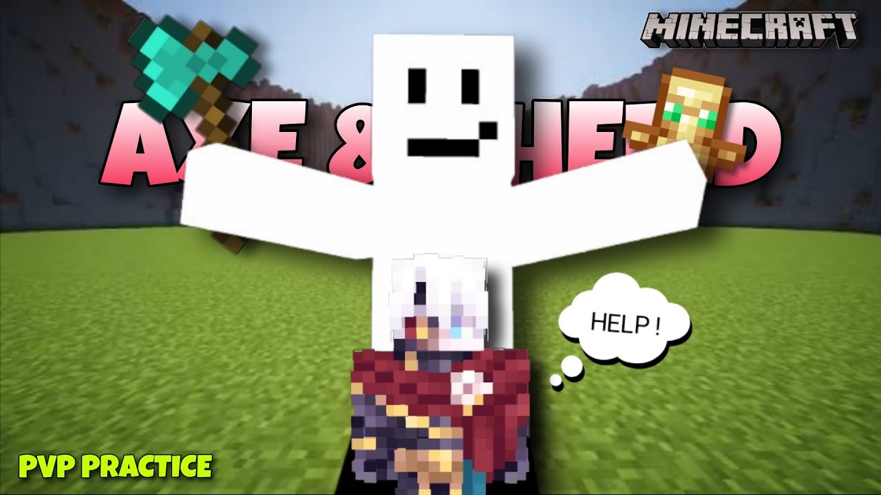 Practicing Axe & Shield Pvp In Minecraft ft. My Friend 😎🔥 