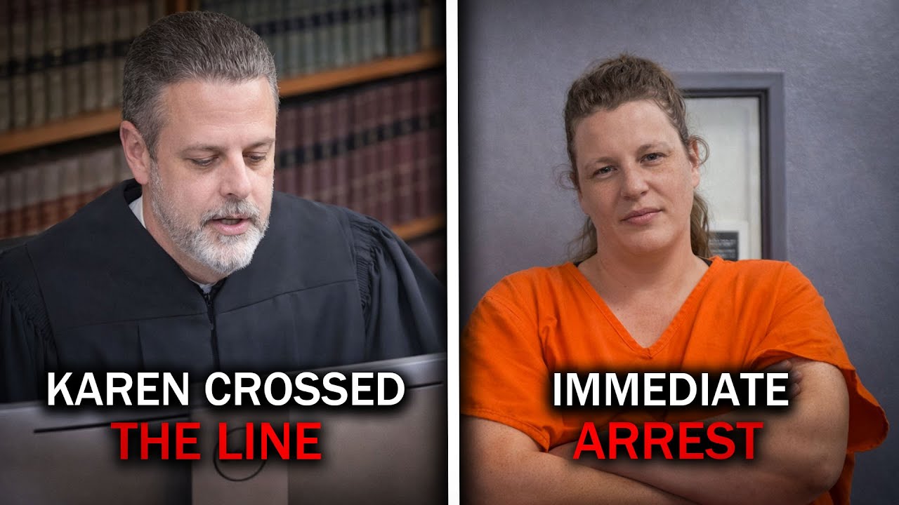 Judge DESTROYS Karen After She Calls Him “Stupid” — Arrested in Court