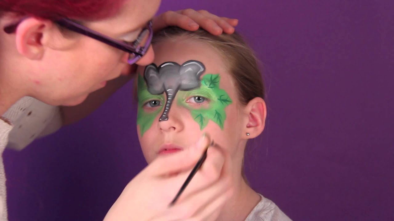 Elephant Mask- Face Painting Tutorial