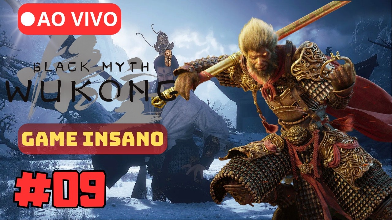 🔴 AO VIVO | ERLANG, O PIOR BOSS DO JOGO? - #9 | BLACK MYTH: WUKONG
