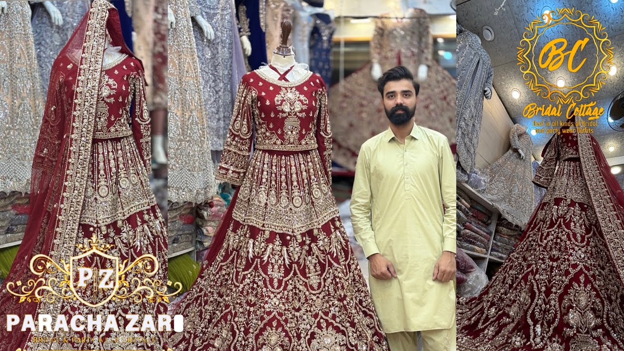 Bridal lehnga for Barat event..😍❤️For further details please contact us on Whatsaap03339075646