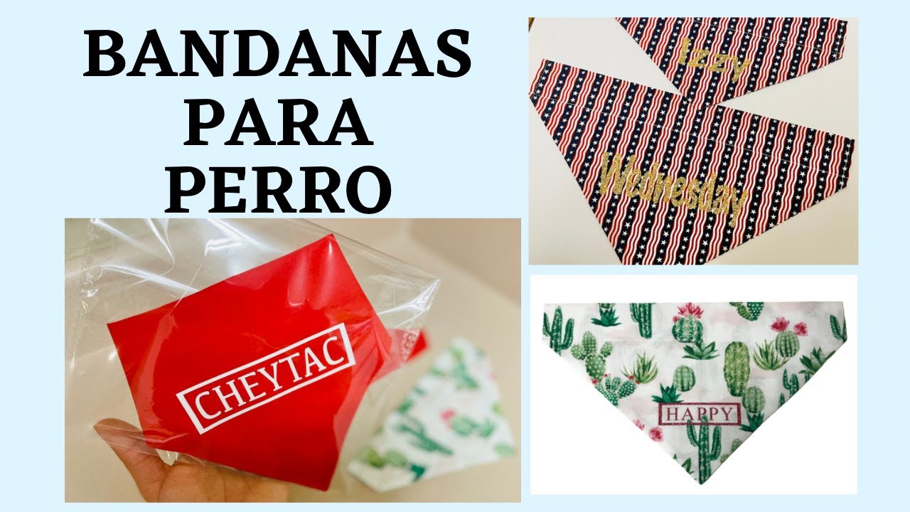 BANDANAS PARA PERRO/DOG BANDANA 🐕