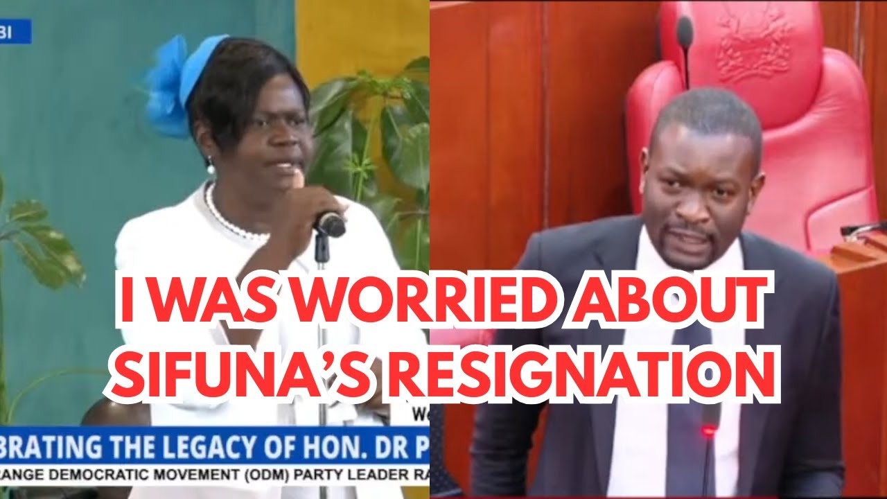 ''I WAS WORRIED ABOUT SIFUNA'S RESIGNATION,'' GOVERNOR GLADYS WANGA ON SIFUNA AS HE PAYS TRIBUTE!