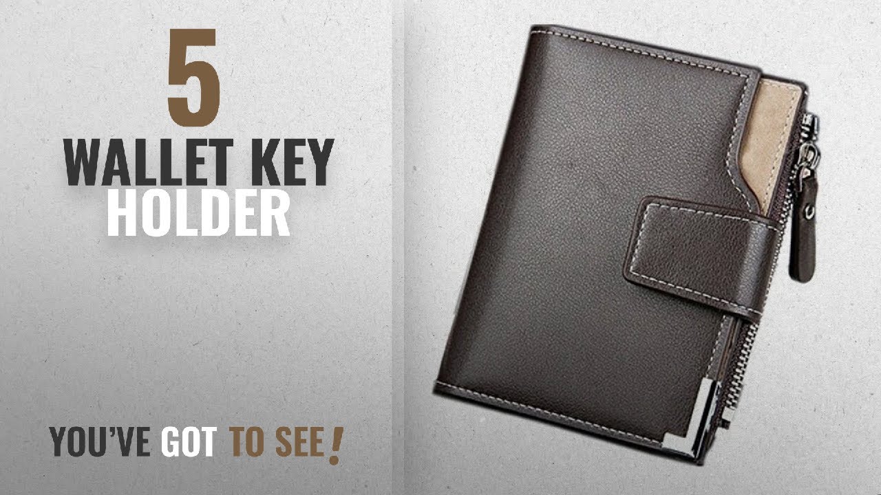 Top 10 Wallet Key Holder [2018]: Taslar&reg; Stylish Leather Wallet Credit Card and Money Holder -