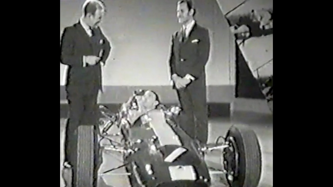 1965 Motor Sport Sports Review of the Year with Jim Clark, Graham Hill and Jackie Stewart.