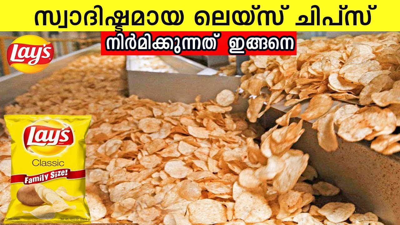 സ്വാദിഷ്ടമായ ലെയ്സ് ചിപ്സ് ഇങ്ങനെയാണ് ഫാക്ടറികൾ നിർമ്മിക്കുന്നത് | Lays making process | Malayalam