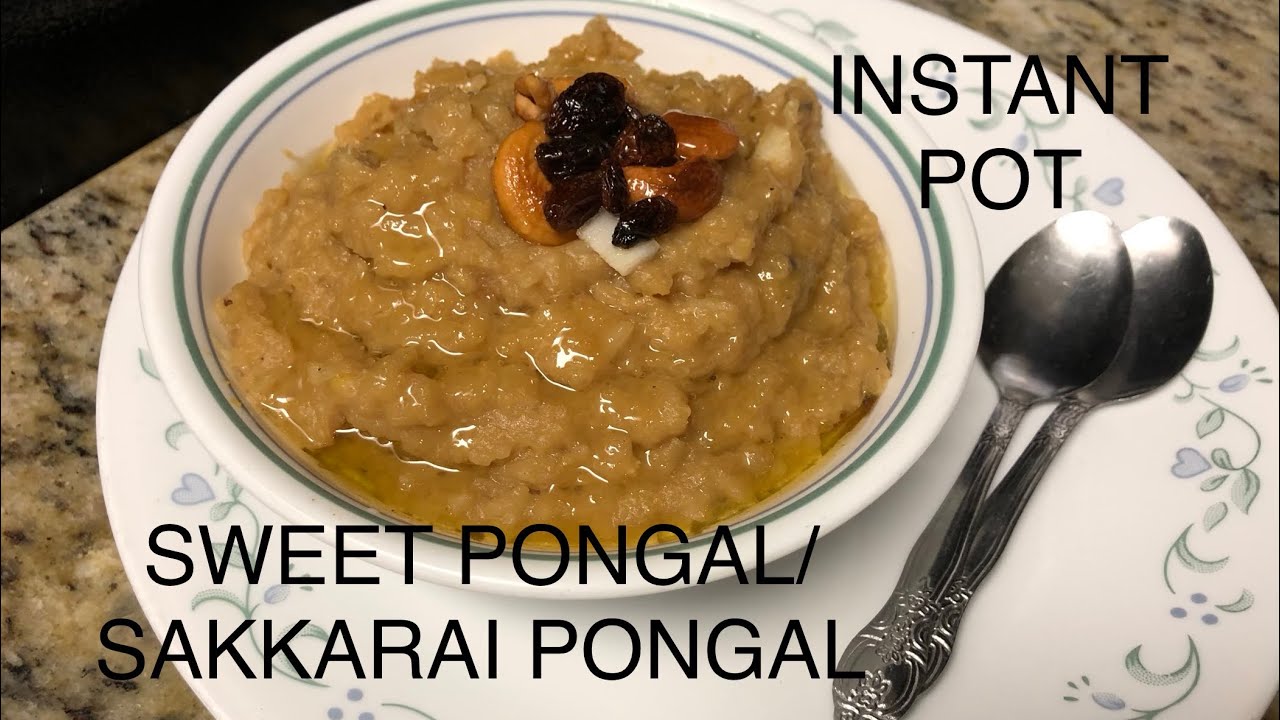 Instant pot sweet pongal/Sakkarai pongal /chakkarai pongal/Electric pressure cooker sakkarai pongal