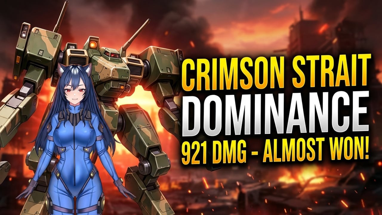 MWO Crimson Strait Marauder 9M 4 Kills 921 Damage BWMC Game so close but we lost I did well