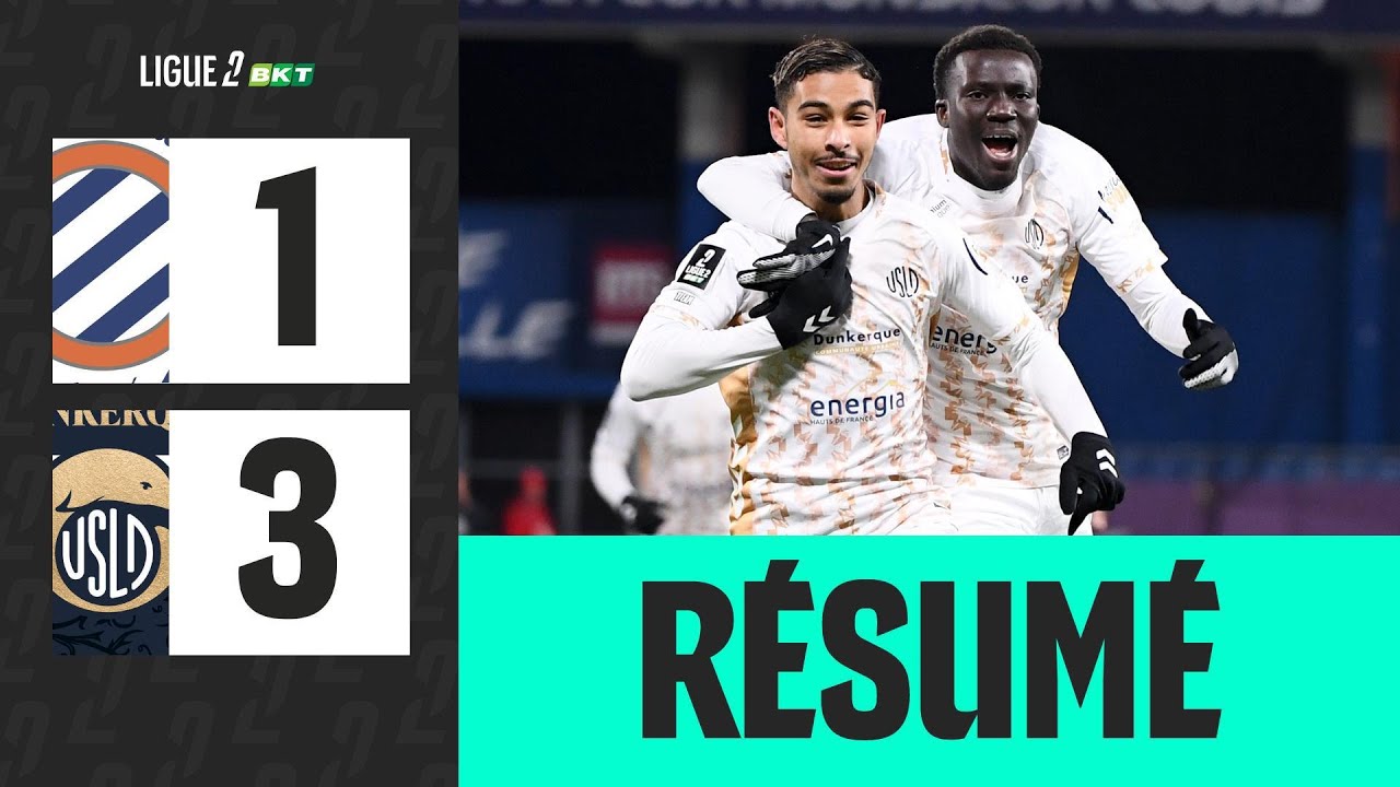 MONTPELLIER H&Eacute;RAULT SC - USL DUNKERQUE (1-3) - 18&egrave;me journ&eacute;e - Ligue 2 BKT 25/26