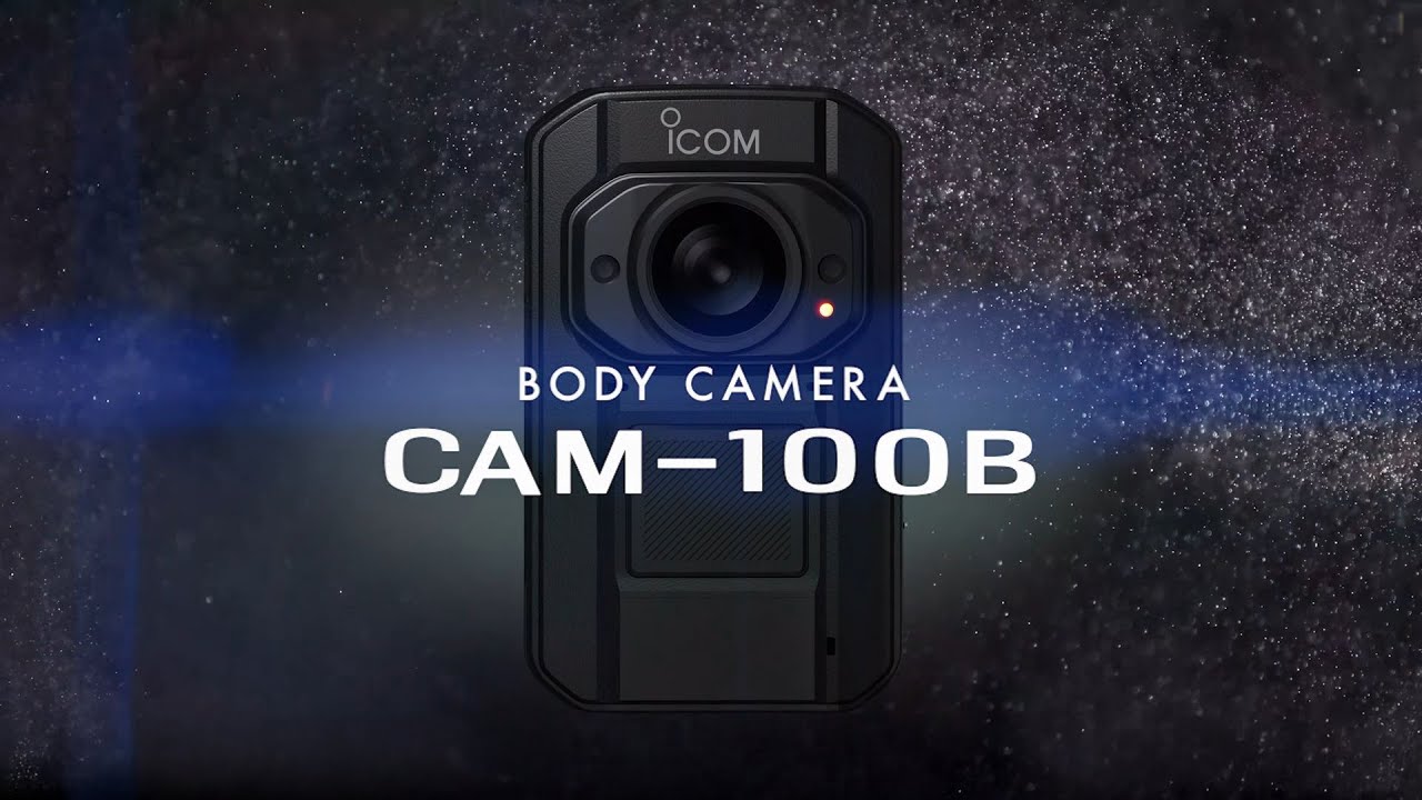 Icom CAM-100B: Body Worn Camera - Wi-Fi Live Stream, Local Memory & IP68 Ruggedness (Coming Soon!)
