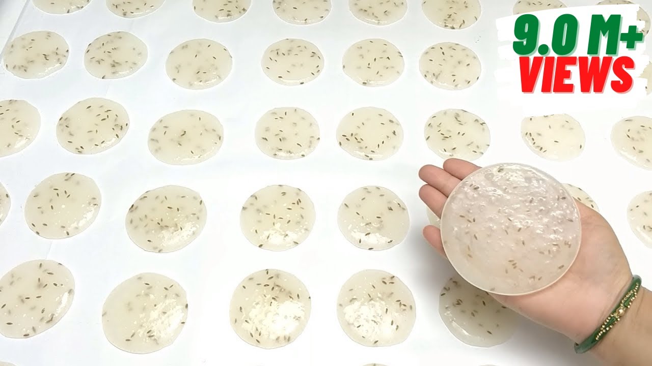 बिना बेले बिना फटे एक कप साबुदाना से ढेरों पापङ बनाने का सबसे आसान तरीका | Authentic Sabudana Papad