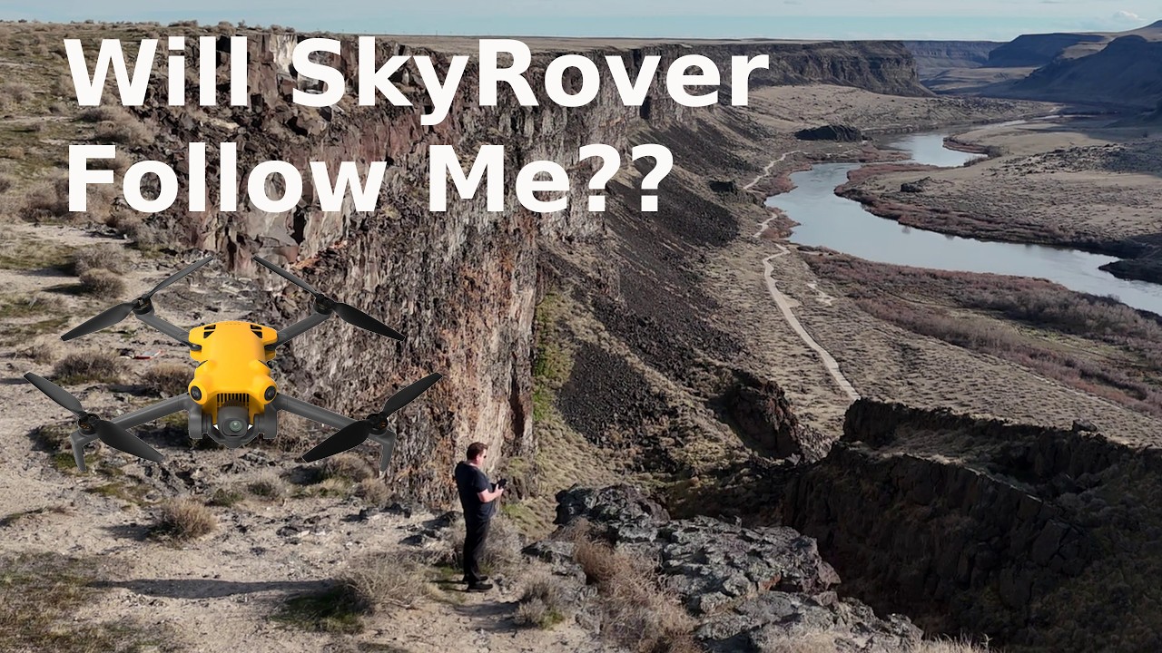 Sky Rover X1 human tracking test