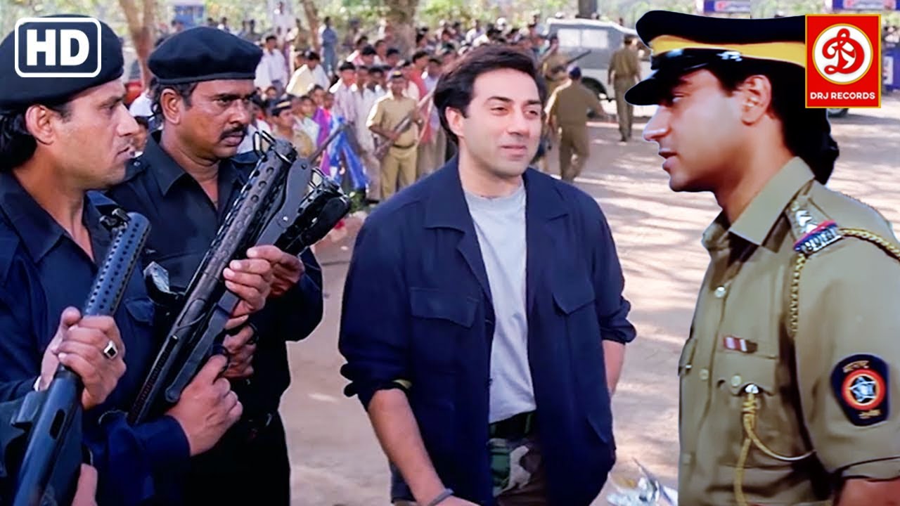 अजय देवगन और सनी देओल की धमाकेदार एक्शन सीन्स प्रीति ज़िंटा, तब्बू | Ajay Devgan Vs Sunny Deol Fights