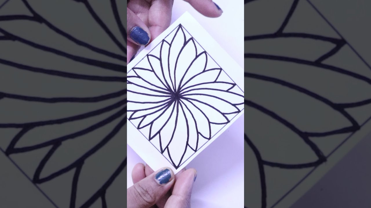 Tangle Art 62 Creative Patterns #Shorts #Artwork #Zentangle #Tangle #satisfy #Satisfying #drawing