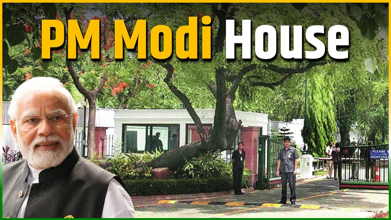 PM Narendra Modi Residence 7 RCR VIDEO | PM Modi House Video | PM Modi Ka Ghar | Modi ka ghar