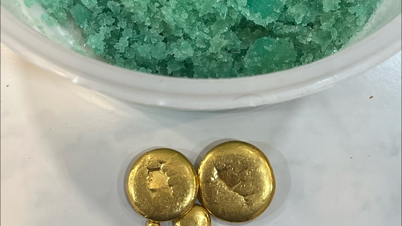 Ferrous sulphate for gold refining