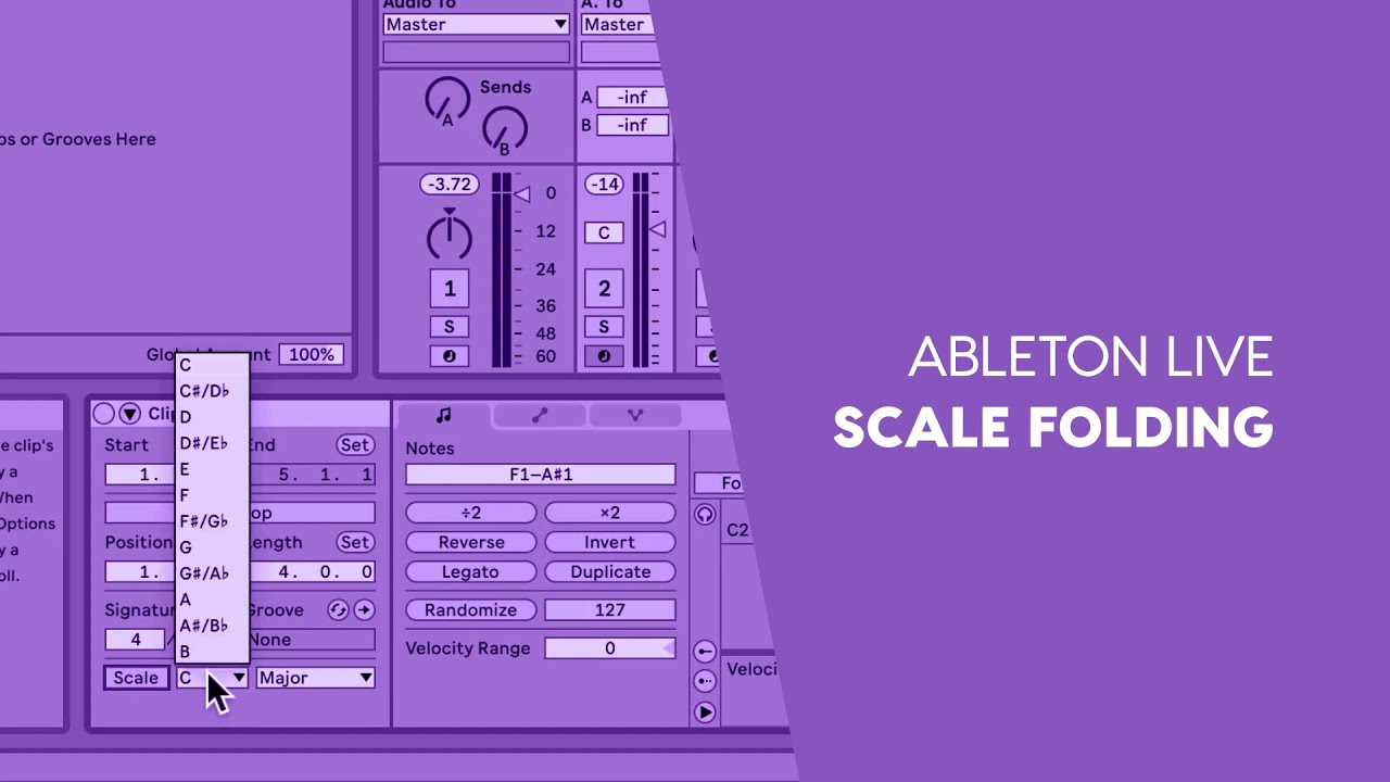Scale Folding in Ableton Live 11 &mdash; Intro to Music Production in Ableton Live