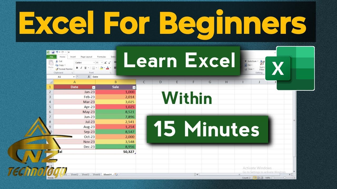 Learn Excel within 15 minutes | Excel for beginners