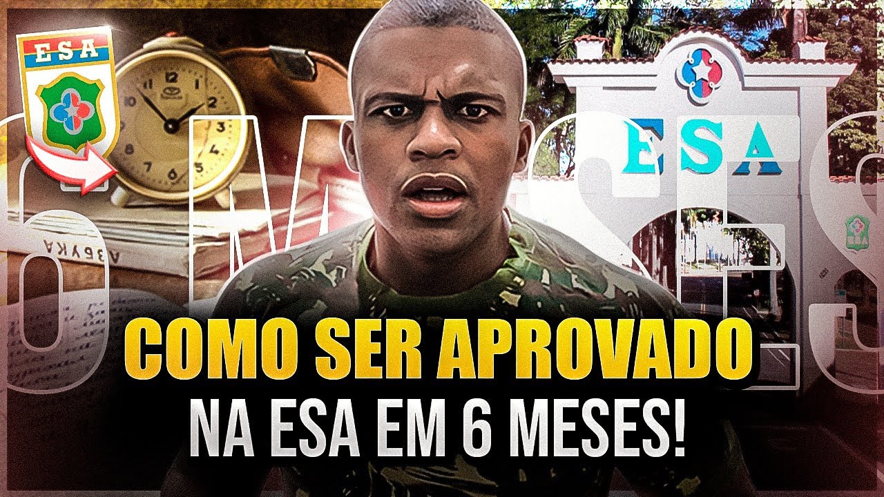 Como ser Aprovado em 6 meses no Concurso ESA