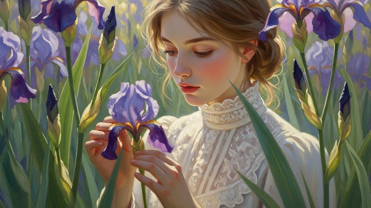 Visual Poems | Cloude Monet Style | Soft Impressions | A Young Muse (Video Music Relax)