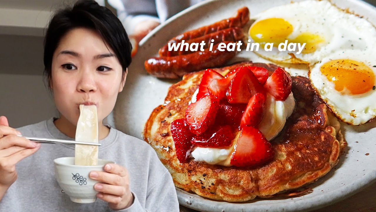 what i eat in a day (back from asia! + viral noodles from japan)