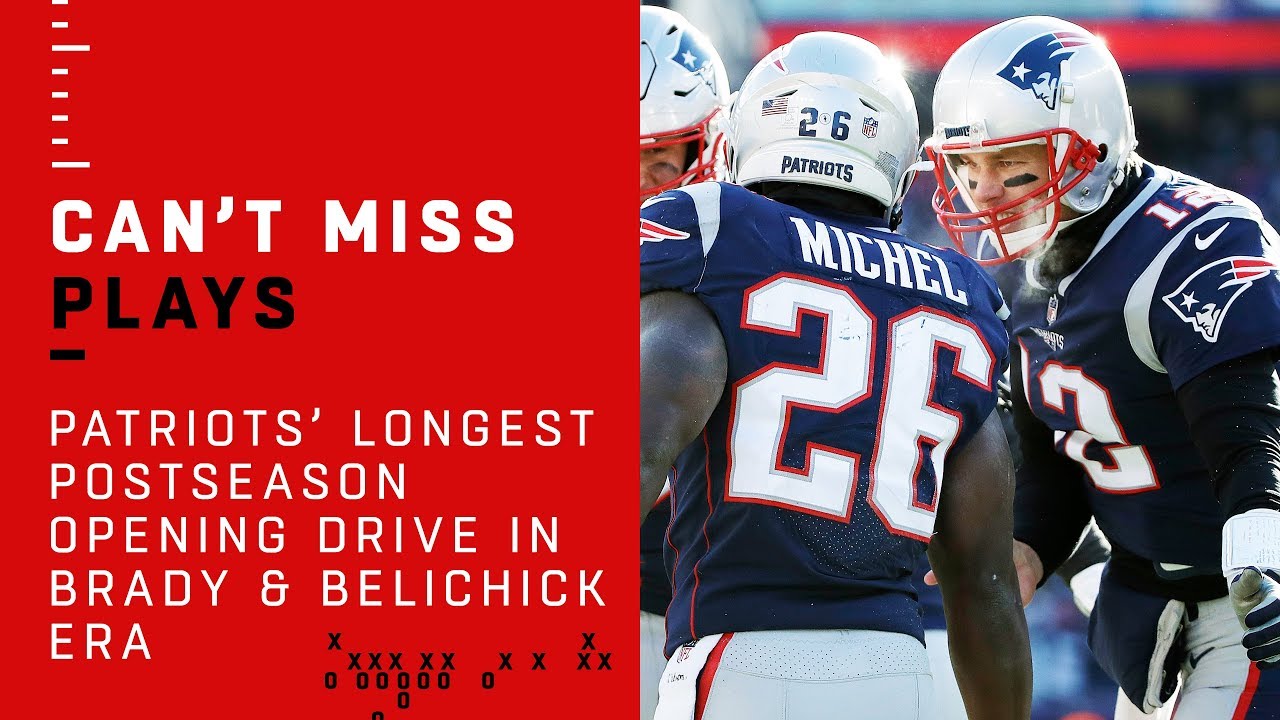 Patriots Cap Off Longest Postseason Opening Drive in Brady & Belichick Era w/ TD