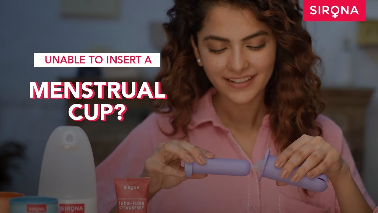 Menstrual Cup Applicator | Menstrual Cup Application Made Easy | Period Care | Sirona Hygiene