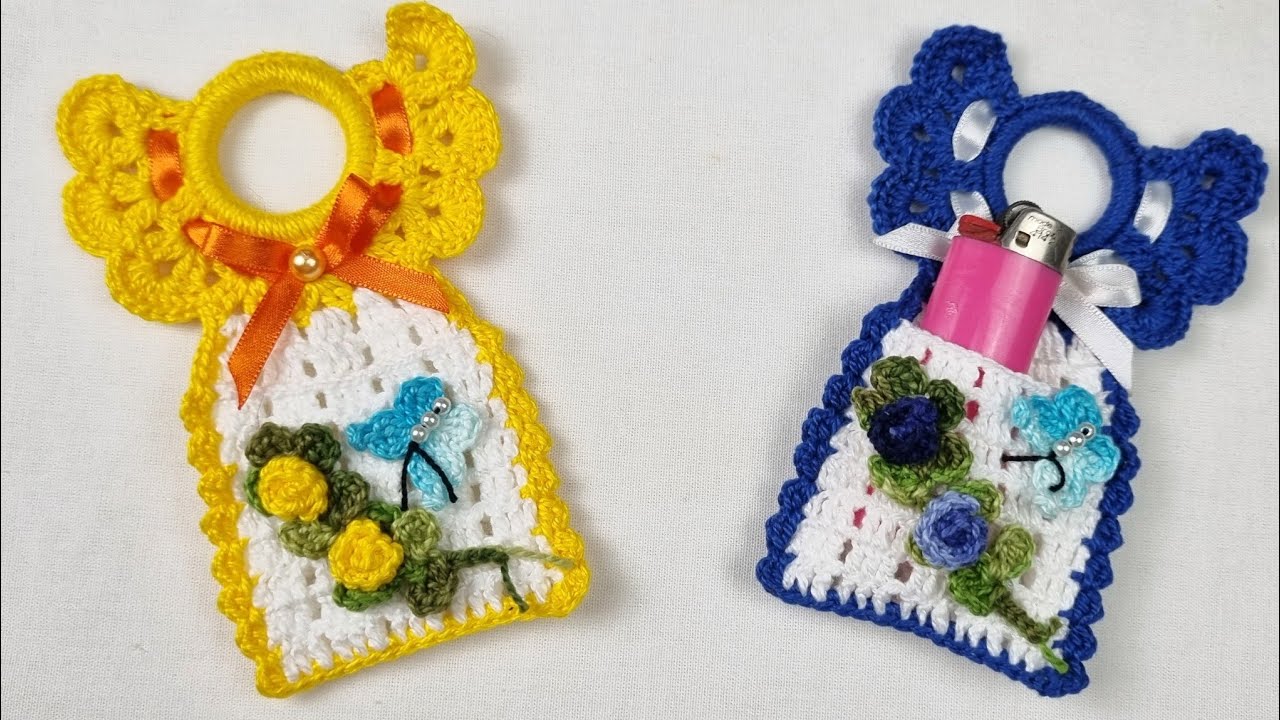PORTA ISQUEIRO DE CROCH&Ecirc;   R&Aacute;PIDO E F&Aacute;CIL @PittysArts